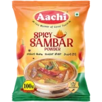 Aachi Spicy Sambar Powder, 100 g Pouch